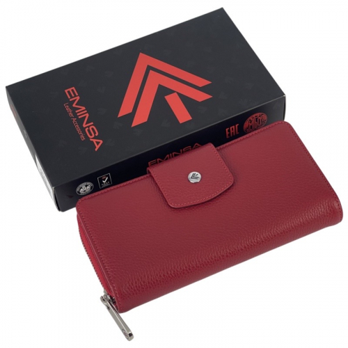 Кошелек женский кожаный Eminsa 2149 18-5 красный