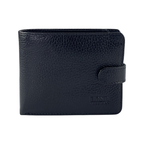 Кошелек мужской кожаный Bond 516-281 черный