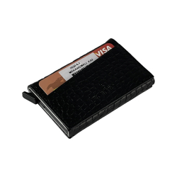 Візитниця-картхолдер шкіряна Eminsa 1620 4-1 чорна