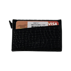 Візитниця-картхолдер шкіряна Eminsa 1620 4-1 чорна