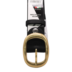 Ремінь жіночий шкіряний Кремінь 05.35.00.11 чорний 130 см