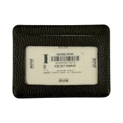 Гаманець картхолдер шкіряний Bond Non 132-217 оливковий