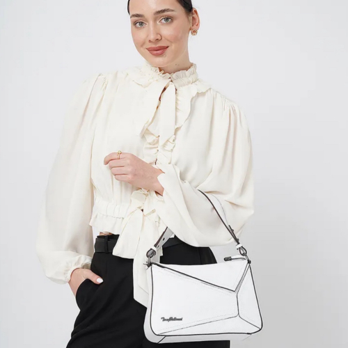 Сумка женская кожаная Tony Bellucci 0864-200 белая