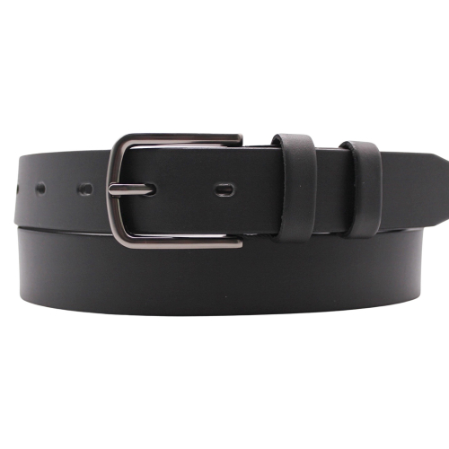 Ремень мужской кожаный Кремень 01.35.77.08 черный 125 см