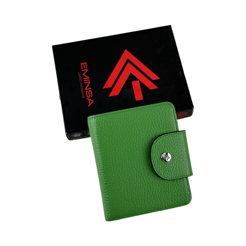 Кошелек женский кожаный Eminsa 2154 37-27 зеленый