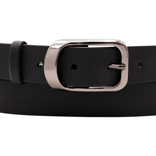 Ремень мужской кожаный Кремень 01.35.00.204 черный 115 см