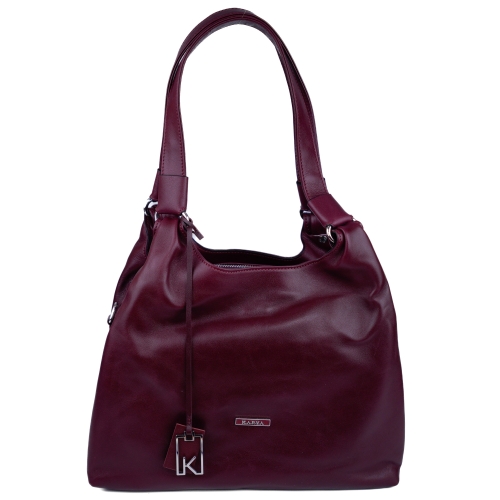 Сумка жіноча шкіряна Karya 2526-618 марсала