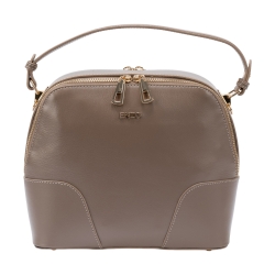 Сумка кросс-боди женская кожаная  Enzo Nori EN1105-KR11 бежевая