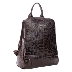 Рюкзак женский кожаный Tony Bellucci 0061-355 темно-коричневый