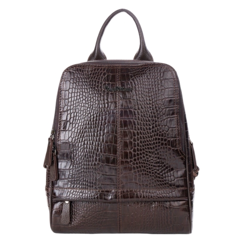 Рюкзак женский кожаный Tony Bellucci 0061-355 темно-коричневый