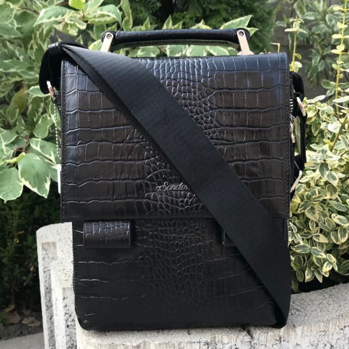 Сумка чоловіча під крокодилову шкіру Bond Non 1054-356