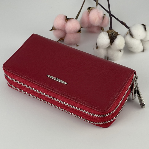 Гаманець жіночий шкіряний Eminsa 2160 18-5 червоний