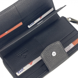 Кошелек женский кожаный Eminsa 2149 18-1 черный