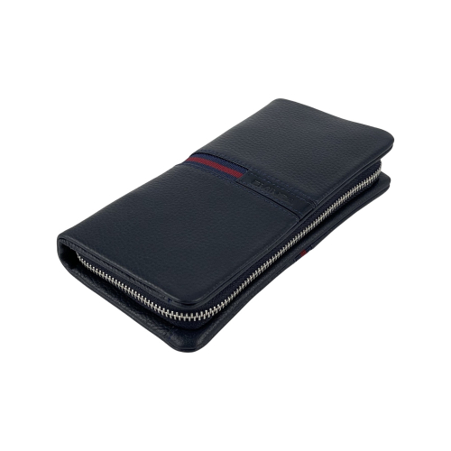 Клатч мужской кожаный Eminsa 5113 18-19 темно-синий