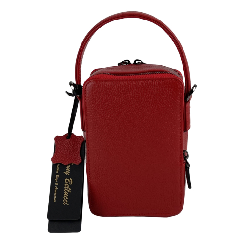 Сумка крос-боді жіноча шкіряна Tony Bellucci 0434-282 червона