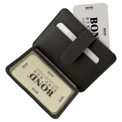 Гаманець картхолдер шкіряний Bond Non 132-1032 сірий