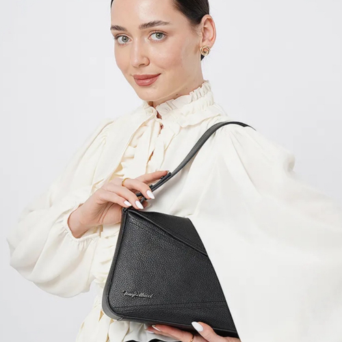 Сумка жіноча шкіряна Tony Bellucci 0864-281 чорна