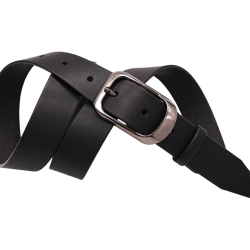 Ремень мужской кожаный Кремень 01.35.00.204 черный 130 см