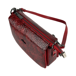 Сумка жіноча шкіряна лакована Karya 5069-569 червона