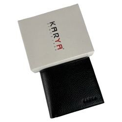Гаманець чоловічий шкіряний Karya 0458-45 чорний