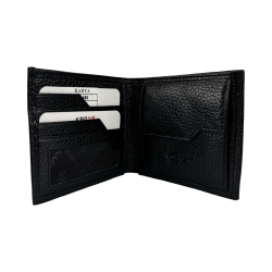 Гаманець чоловічий шкіряний Karya 0458-45 чорний