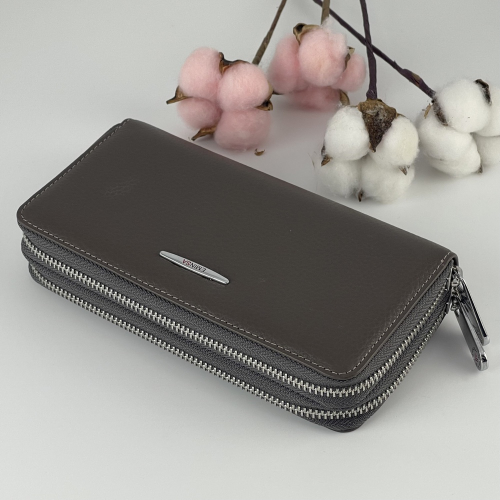 Гаманець жіночий шкіряний Eminsa 2160 8-20 кам'яний