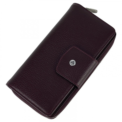 Кошелек женский кожаный Eminsa 2149 37-6 бордовый