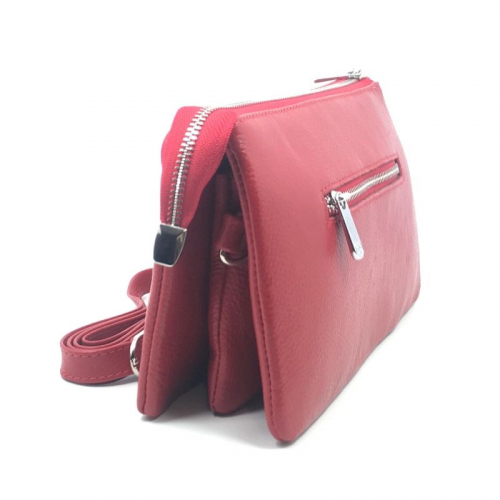 Сумка женская кожаная Karya 0836 красная