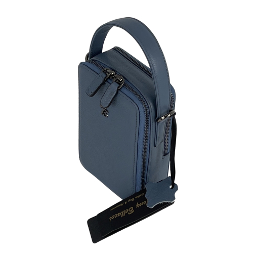 Сумка кросс-боди женская кожаная Tony Bellucci 0434-215 голубая