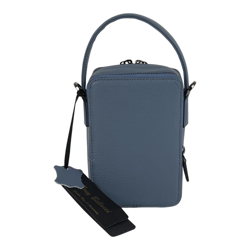 Сумка кросс-боди женская кожаная Tony Bellucci 0434-215 голубая