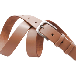 Ремінь жіночий шкіряний Кремінь 05.30.00.149 120 см карамель