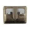 Кошелек картхолдер кожаный Bond Non 132-1035 золотой