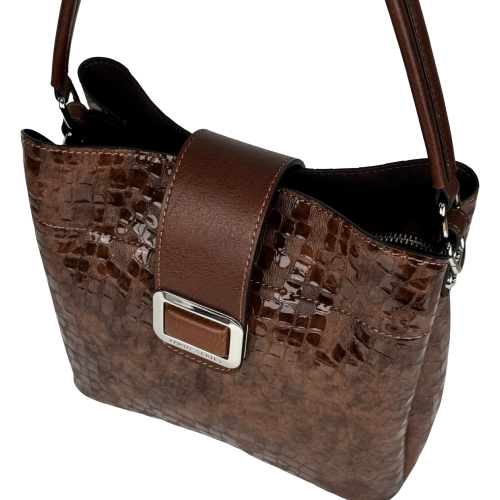 Сумка женская кожаная Karya 2505-594 коричневая