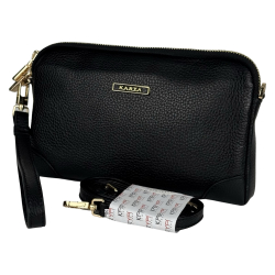 Сумка жіноча шкіряна Karya 2030-45 чорна