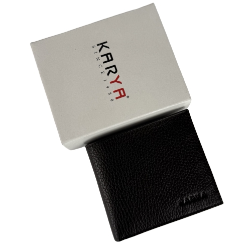 Кошелек мужской кожаный Karya 0458-39 темно-коричневый