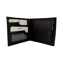 Гаманець чоловічий шкіряний Karya 0458-39 темно-коричневий