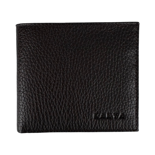 Кошелек мужской кожаный Karya 0458-39 темно-коричневый