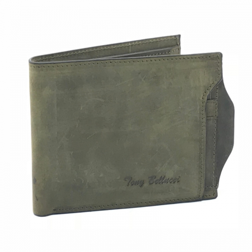 Гаманець чоловічий шкіряний Tony Bellucci T151-05 оливковий