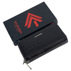 Кошелек женский кожаный Eminsa 2160 4-3 темно-коричневый