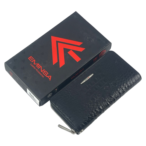 Кошелек женский кожаный Eminsa 2159 15-1 черный
