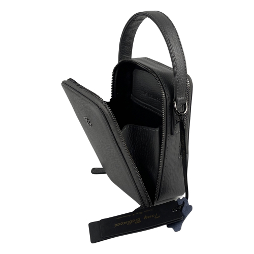 Сумка крос-боді жіноча шкіряна Tony Bellucci 0434-1032 сіра