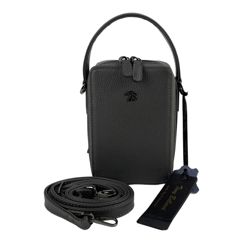 Сумка крос-боді жіноча шкіряна Tony Bellucci 0434-1032 сіра