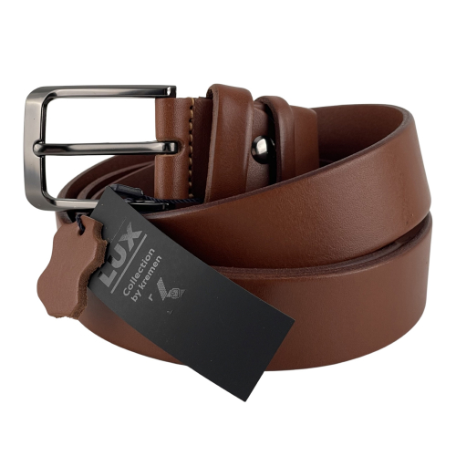 Ремень женский кожаный Кремень LUX 01357702 130 см коричневый