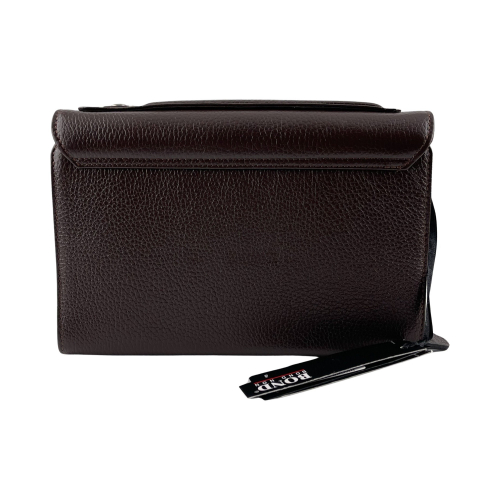 Сумка-барсетка чоловіча шкіряна Bond Non 888-286 темно-коричнева