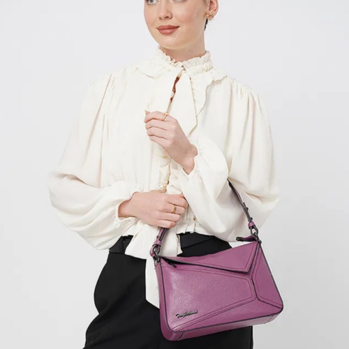 Сумка жіноча шкіряна Tony Bellucci 0864-288 лілова