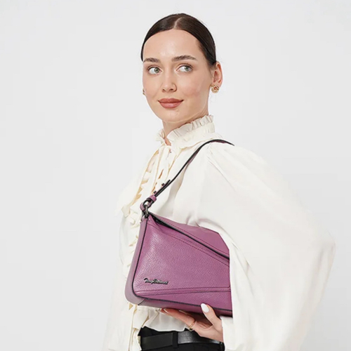 Сумка жіноча шкіряна Tony Bellucci 0864-288 лілова