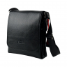 Сумка чоловіча шкіряна Eminsa 6102 37-1 чорна