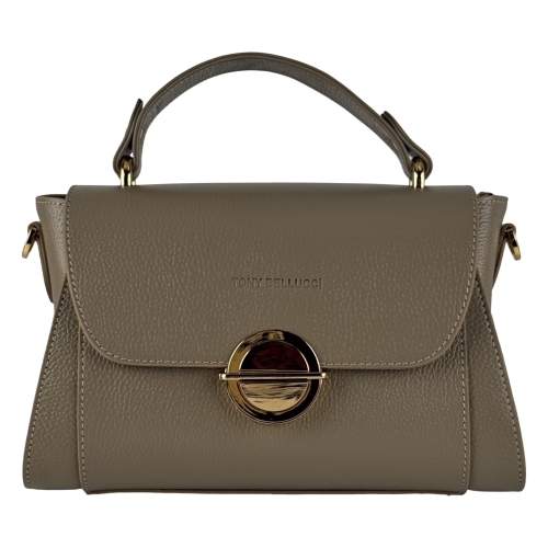 Сумка жіноча шкіряна Tony Bellucci 0551-219 бежева (золота фурнітура)