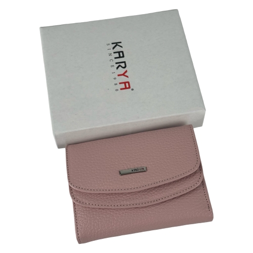 Кошелек женский кожаный Karya 2026-027 светло-розовый
