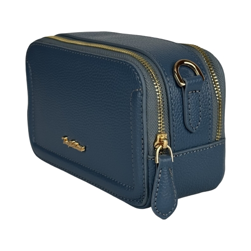 Сумка жіноча шкіряна Tony Bellucci 01002-215 блакитна